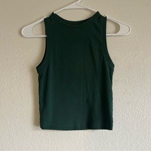 Hollister Green Crop Top